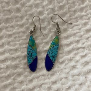 Turquoise Sterling Silver Earrings